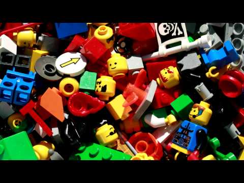 (3D binaural sound) Asmr lego bricks
