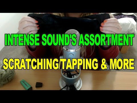 ASMR | INTENSE SOUND'S ASSORTMENT TEST.SCRATCHING/TAPPING/WHISPERED