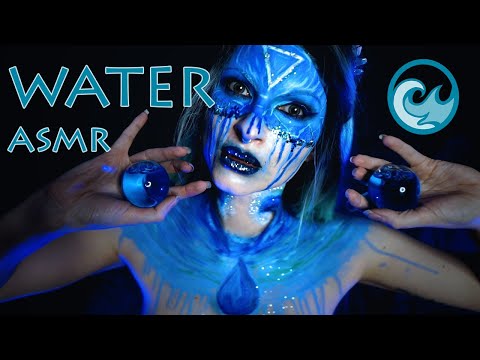 ASMR 💧 Water Element 💧 Dripping, bubbles drops