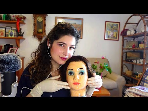 Asmr Medical Facial Treatment with Steril Gloves (face touching, massage, deep cleaning)