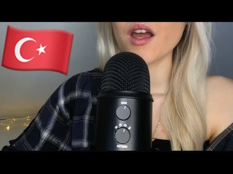 ASMR - my FIRST VIDEO in TURKISH - trying to speak Turkish #22