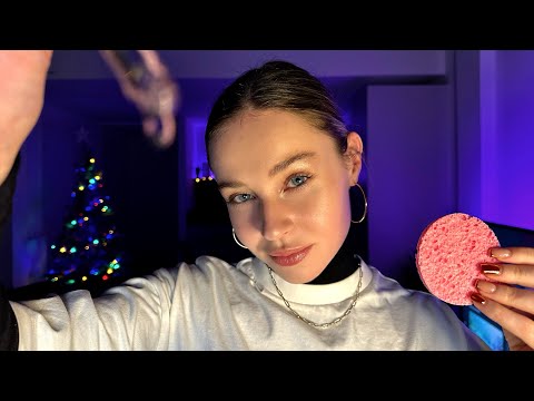 ASMR Friend Gets You Ready For Bed 🤍 | Hair Treatment, Removing Makeup & Face Massage