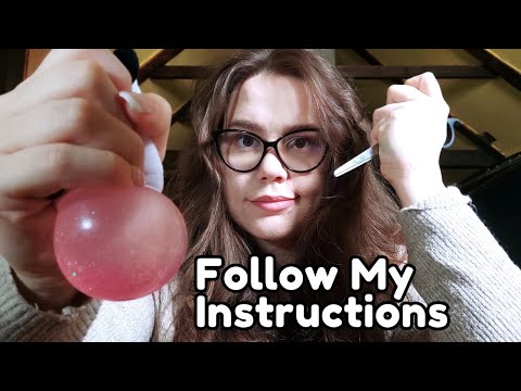 ASMR Focus On Me Exam ✨️ & Following My Instructions For ADHD | Short Attetion Span💫