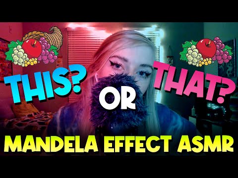 MANDELA EFFECT Visual ASMR 👁️ THIS or THAT 👁️Whispered Personal Attention Triggers