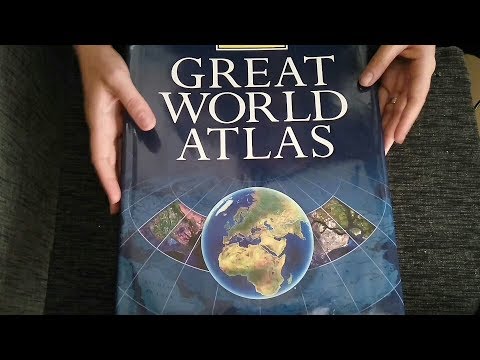 ASMR World Atlas Flipping (Map Monday)