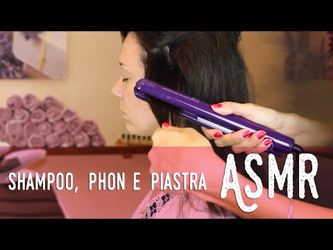 ASMR ita - 💆🏻‍♀️ SHAMPOO, PHON e PIASTRA sulla mia AMICA (Intense Whispering)