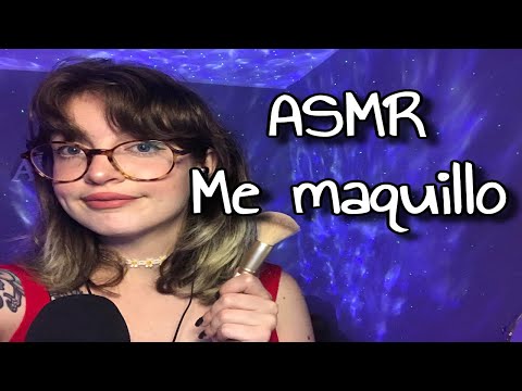 ASMR Me maquillo antes de hacer directo 💙 | Mi primer vídeo