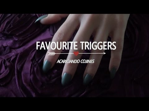 ASMR Favourite triggers: caricias a cojines #3