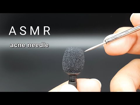 ASMR - Scratching Microphone by Acne Needle - ASMR Scratching Mic (No Talking Videos)