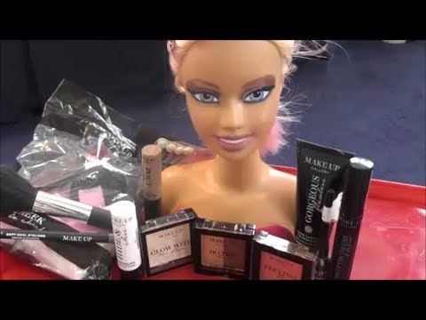 #ASMR Testing Poundland Make up on Barbie123 ! Full Face make up & Whispering