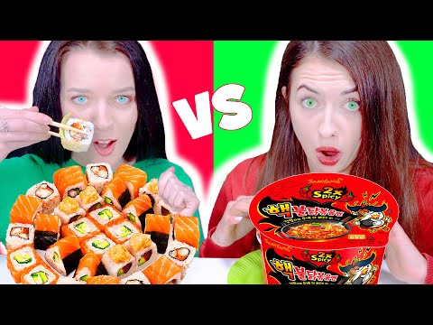 ASMR Food Challenge with Most Popular Sweet, Spicy and Sour Food Mukbang