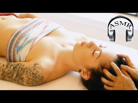 ASMR Massage Neck & Head, Jen Hilman #3, Relaxing Massage Therapy Techniques
