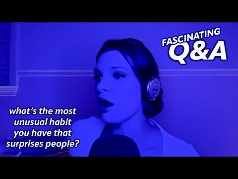 ASMR Answer FASCINATING Questions Before Bed (soft spoken)