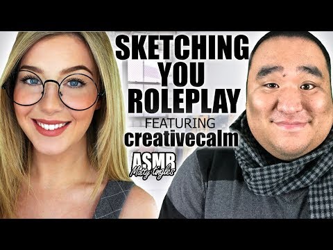 [ASMR] Sketching You Roleplay (feat Creative Calm) | MattyTingles