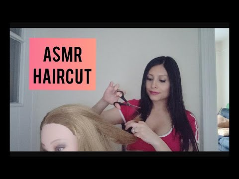 ASMR Salon- Haircut, Hair brush, Head Massage ✂️