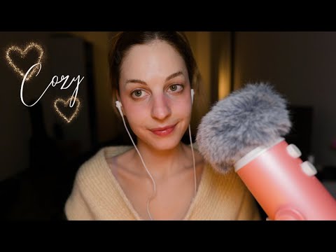 ASMR🌿CLOSE WHISPERING WHILE YOU FALL ASLEEP(supergentle, soft fireplace sound, warm ambience)🧡