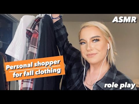 ASMR | personal clothes shopper for fall (role play)