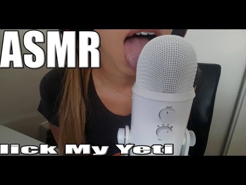 {ASMR} Licking my microphone | wet sounds| 👅🎤