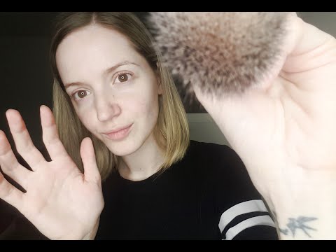 ASMR pure sounds - personal attention with brush, mouthsounds, finger fluttering and whispering