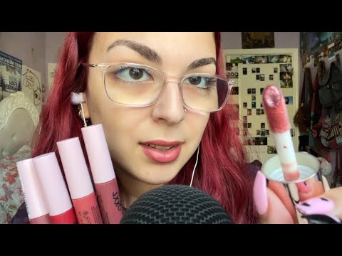 ASMR | helping you pick your perfect shade (personal attention, lip gloss application)