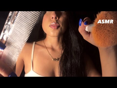 ASMR Makeup & Hair Touch Up by your Best Friend (RP)