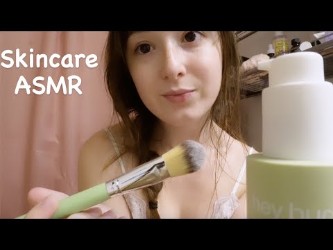 ASMR doing your skincare 💦
