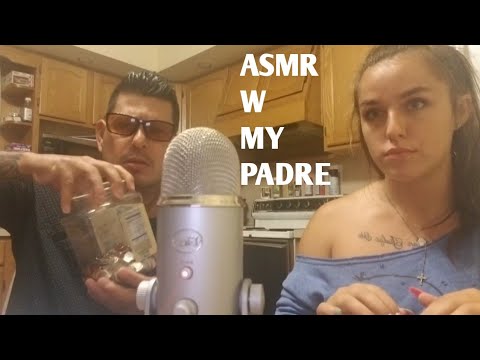 ASMR- My Dad Tries Asmr!