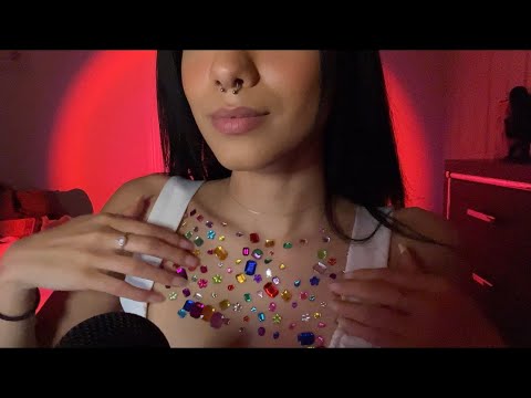 ASMR| Jewel Tapping & Scratching Til They Fall Off ✨ (NO TALKING)