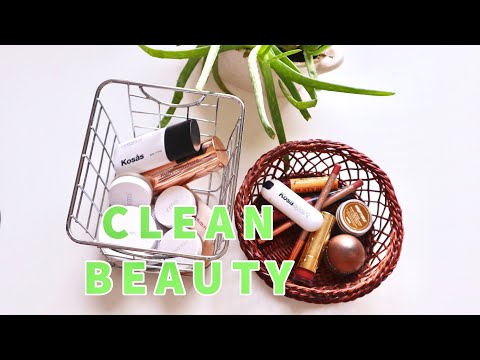 ASMR my clean beauty routine