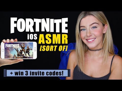 ASMR Fortnite iOS Gameplay and Invite Code Giveaway