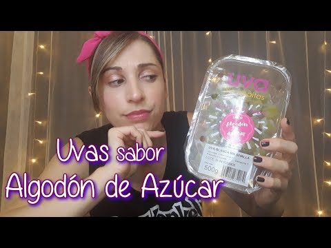UVAS sabor ALGODÓN de AzÚCAR | Probándolas | SusurrosdelSurr | ASMR Español