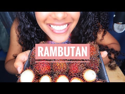 ASMR FRUIT | Rambutan | SOFT CRUNCHY EATING SOUNDS | No Talking