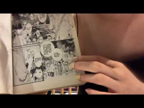 ASMR tapping on a book