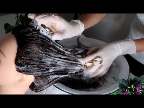 ASMR | HAIR WASH & HAIR BRUSHING | LAVAGEM DE CABELO E HIDRATAÇÃO