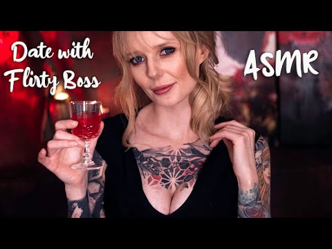ASMR Date With your FLIRTY Boss (with a twist) Roleplay
