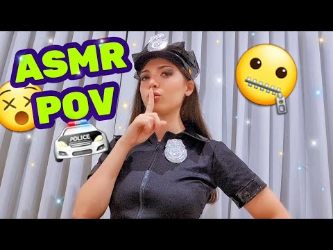POV ASMR Policewoman "TAKES ADVANTAGES" Of You 😈 (Chewing Gum, Hypnosis, Makeup)