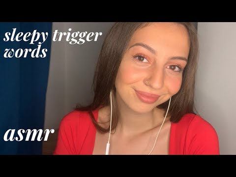 ASMR - Sleepy Trigger Words (Whispered)