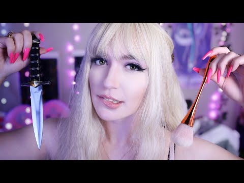 which one shall we use? brush or..? ASMR 🗡💖🌙