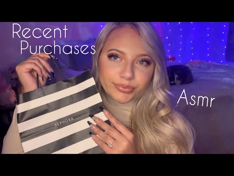 Asmr Recent Purchases (Sephora, ColourPop, Ulta)! Tapping, Scratching & Chit Chatting :)