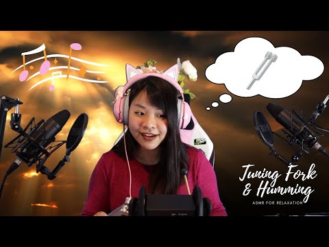 Binaural Tuning Fork and Humming for Relaxation ASMR