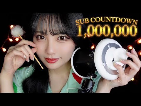 登録者100万人いくまで耳かきASMR😪🎉