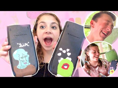 Stealing People’s Calculators and Painting them! CRAZY REACTIONS!😱