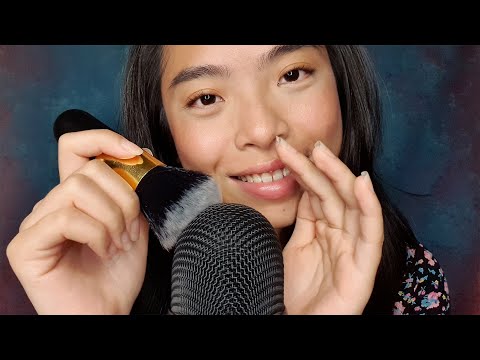 [ASMR] 30 Minutes of Nonsensical Whisper Rambles & Mic Brushing ✧