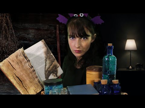ASMR 🧙🏼‍♀️ Bad Witch Makes a Potion (Halloween)