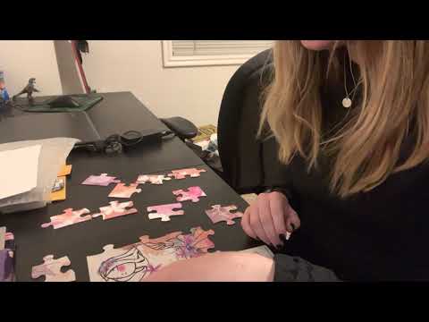 ASMR working on a puzzle!