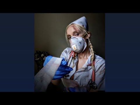 🩺ASMR Masked Nurse Roleplay😷✨Requested✨ 🩸FAKE BLOOD🩸twisted nurse takes care of you....🫣😱