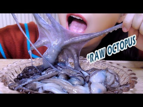ASMR LIVE OCTOPUS WITH SPICY SAUCE(EXOTIC FOOD)Satisfying EATING SOUNDS | LINH-ASMR