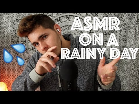 ASMR On A Rainy Day (Whispers, Mic Blowing, Ramble)