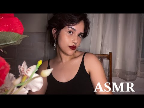 ASMR | TOQUES NA TELA + MOUTH SOUNDS 🪴(voz suave, tapping, mouth sounds…)