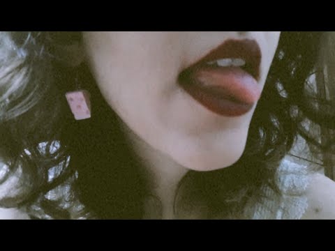 ASMR | Lens licking and tongue sounds 👅💦